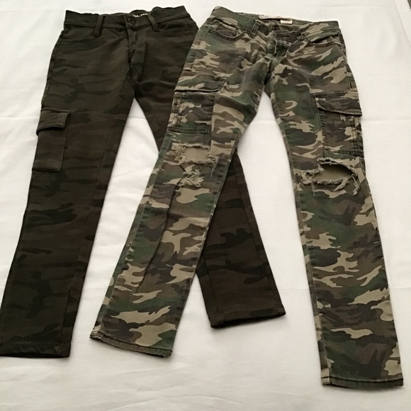 Vanilla Star Denim - Bundle of 2 Army Print  Cargo Jeans